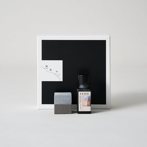 drop diffuser 土_tsuchi（藍）/ エッセンシャルオイルセット