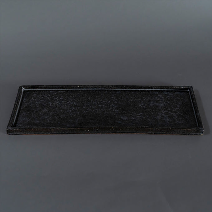 鴨工房 角皿（長方形／黒） – SENN